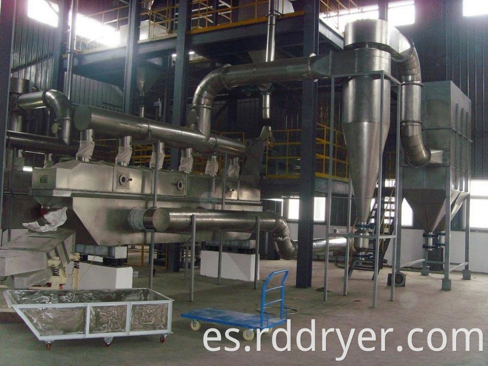 Powder Granule Vibrating Fluid Bed Dryer